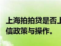 上海拍拍贷是否上报征信中心？全面解读其征信政策与操作。