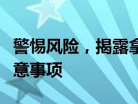 警惕风险，揭露拿去花套现的真面目及相关注意事项