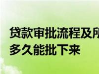 贷款审批流程及所需时间详解：快速了解贷款多久能批下来