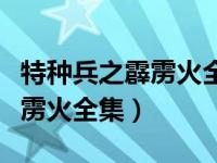 特种兵之霹雳火全集完整版观看（特种兵之霹雳火全集）