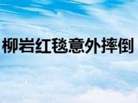 柳岩红毯意外摔倒 柳岩走红毯不慎摔倒跪地）