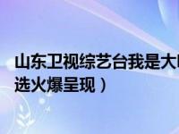 山东卫视综艺台我是大明星第六季 第六季我是大明星青岛海选火爆呈现）