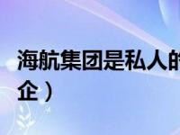 海航集团是私人的吗（海航集团是国企还是私企）