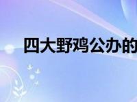 四大野鸡公办的大学 明明都是正经大学