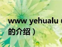 www yehualu us（关于www yehualu us的介绍）