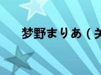 梦野まりあ（关于梦野まりあ的介绍）