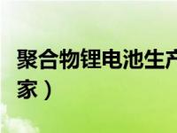 聚合物锂电池生产厂家（聚合物锂电池生产厂家）