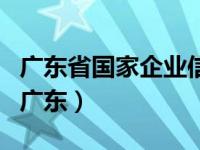 广东省国家企业信息网（国家企业信息查询网广东）