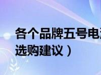 各个品牌五号电池测评 15款5号电池横评及选购建议）