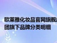 欧莱雅化妆品官网旗舰店 欧莱雅宝洁雅诗兰黛等各化妆品集团旗下品牌分类明细