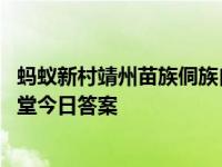 蚂蚁新村靖州苗族侗族自治县 渠阳镇有名的甜点是新村小课堂今日答案