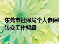 东莞市社保局个人参保缴费明细 东莞市社会保险费征收方式转变工作暂缓