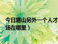 今日眉山另外一个人才市场在哪里呀（眉山另外一个人才市场在哪里）