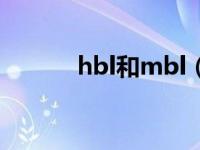 hbl和mbl（hbl和mbl的区别）