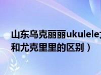 山东乌克丽丽ukulele尤克里里价格一般多少钱（乌克丽丽和尤克里里的区别）