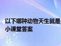 以下哪种动物天生就是“高血压”2020年5月13日蚂蚁庄园小课堂答案