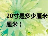 20寸是多少厘米行李箱长宽高（20寸是多少厘米）