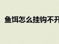 鱼饵怎么挂钩不开裂（鱼饵怎么挂钩 图片）