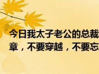 今日我太子老公的总裁，类似黑巨人，一定要在冥界写好文章，不要穿越，不要忘记古代写的不好的东西。