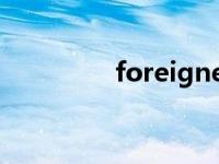 foreigner（foreigners）