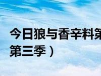 今日狼与香辛料第三季在线观看（狼与香辛料第三季）