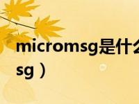 micromsg是什么文件可以删除吗（micromsg）