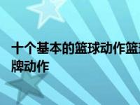 十个基本的篮球动作篮球技能简介 这十大篮球动作被评为招牌动作