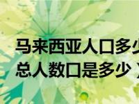 马来西亚人口多少2020（马来西亚人口2021总人数口是多少）