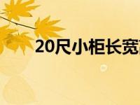 20尺小柜长宽高（20尺小柜内尺寸）