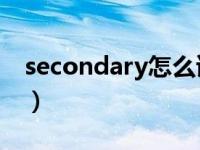 secondary怎么读（secondary logon服务）