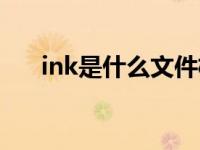 ink是什么文件格式（ink是什么文件）