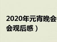 2020年元宵晚会的直播现场（2020年元宵晚会观后感）