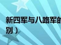 新四军与八路军的区别（新四军和八路军的区别）