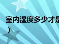 室内湿度多少才是最好的（室内湿度多少较好）