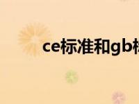 ce标准和gb标准（ce标准是什么）