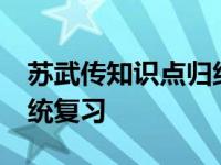 苏武传知识点归纳总结 12苏武传紧扣考点系统复习