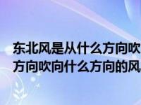 东北风是从什么方向吹向什么方向的风呢（东北风是从什么方向吹向什么方向的风）